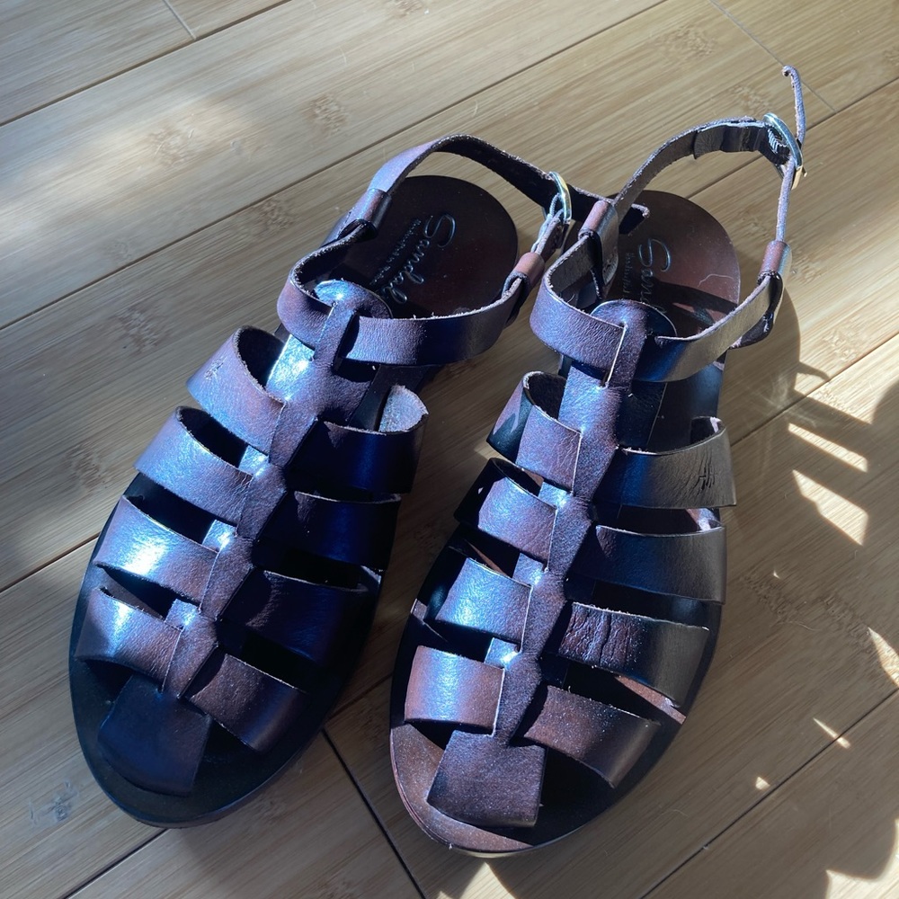 Dragon diffusion handmade leather sandals